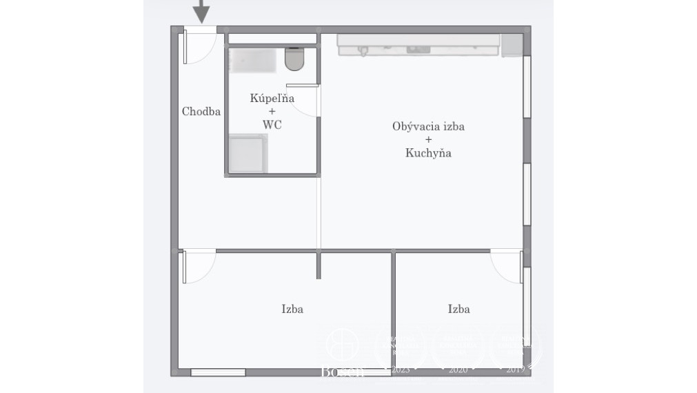 BOSEN | Priestranný 3 izbový byt v tichej lokalite m.č. Ružinov - Trnávka, ulica Banšelova, 82 m2