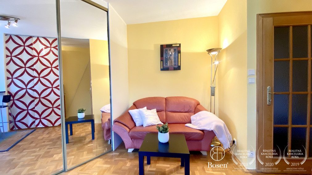 REZERVOVANÉ BOSEN | Zariadený 2 izbový byt, Záborského, Nové Mesto, 44 m2