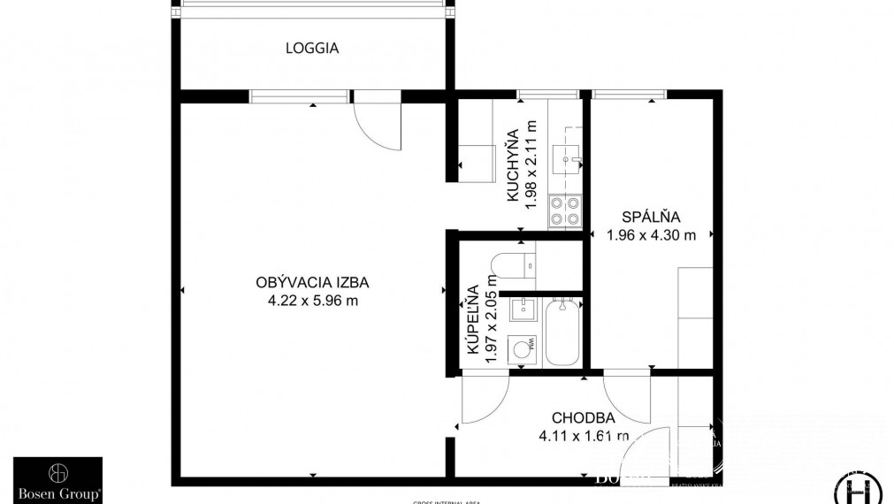 REZERVOVANÉ!BOSEN | Dvojgarsónka deluxe, Fedinova, Bratislava-Petržalka
