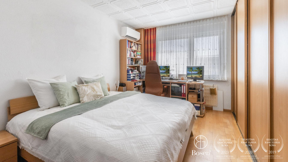 BOSEN | 3 izbový byt s presklenou loggiou v obľúbenej lokalite Ružinov, 78 m2