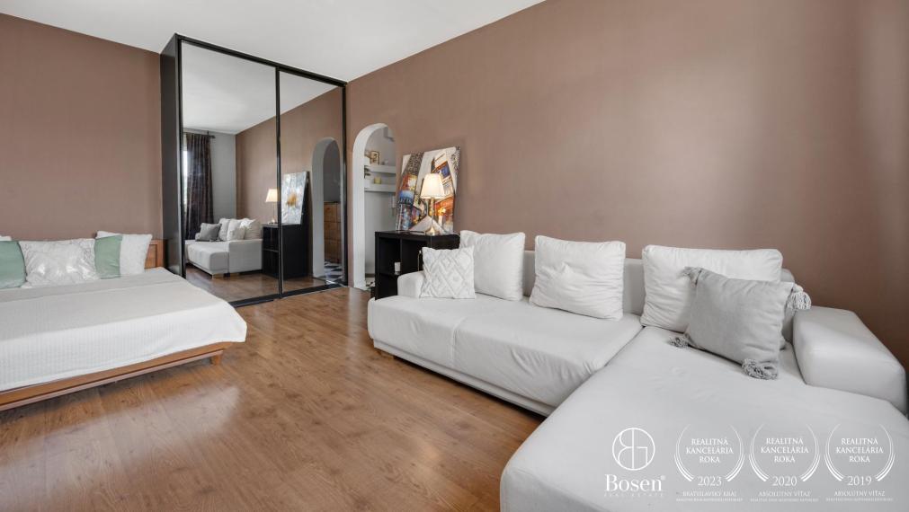REZERVOVANÝ | Zariadený praktický 1.izbový byt, Rača, Žarnovická, 42 m2