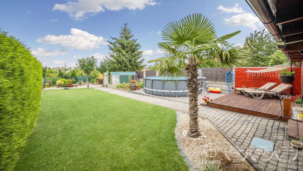 BOSEN | Slnečný 4 izbový rodinný dom s 2 zimnými záhradami, Šenkvice, 800m2
