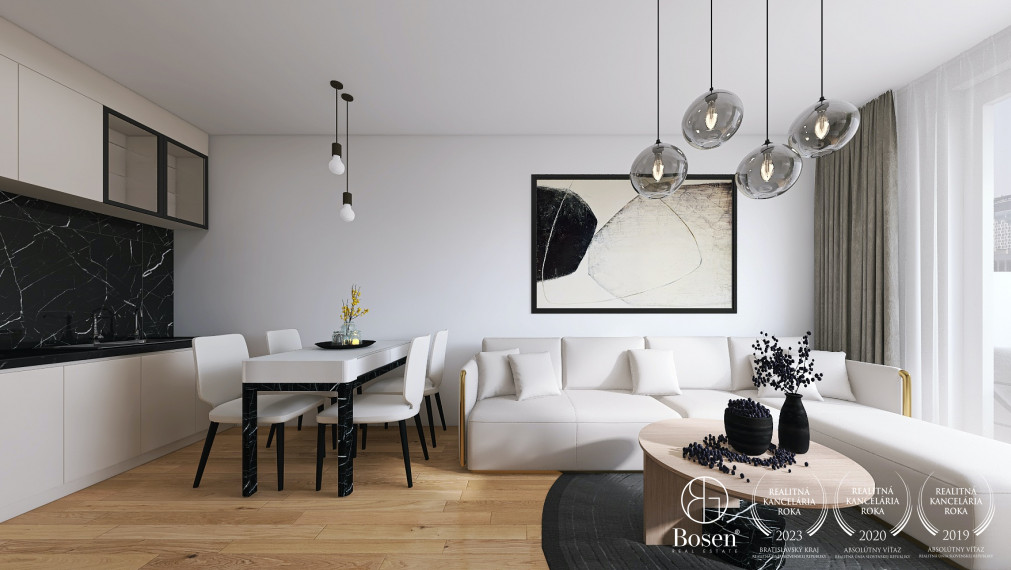 PREDANÉ BOSEN | 1 izbový byt v projekte Rínok Rača