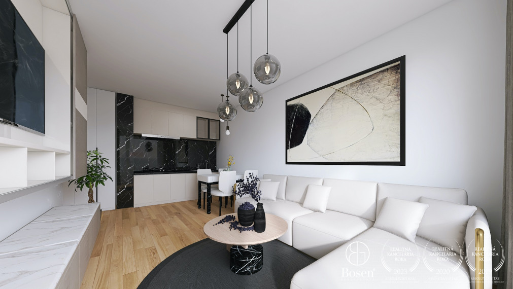 PREDANÉ BOSEN | 1 izbový byt v projekte Rínok Rača