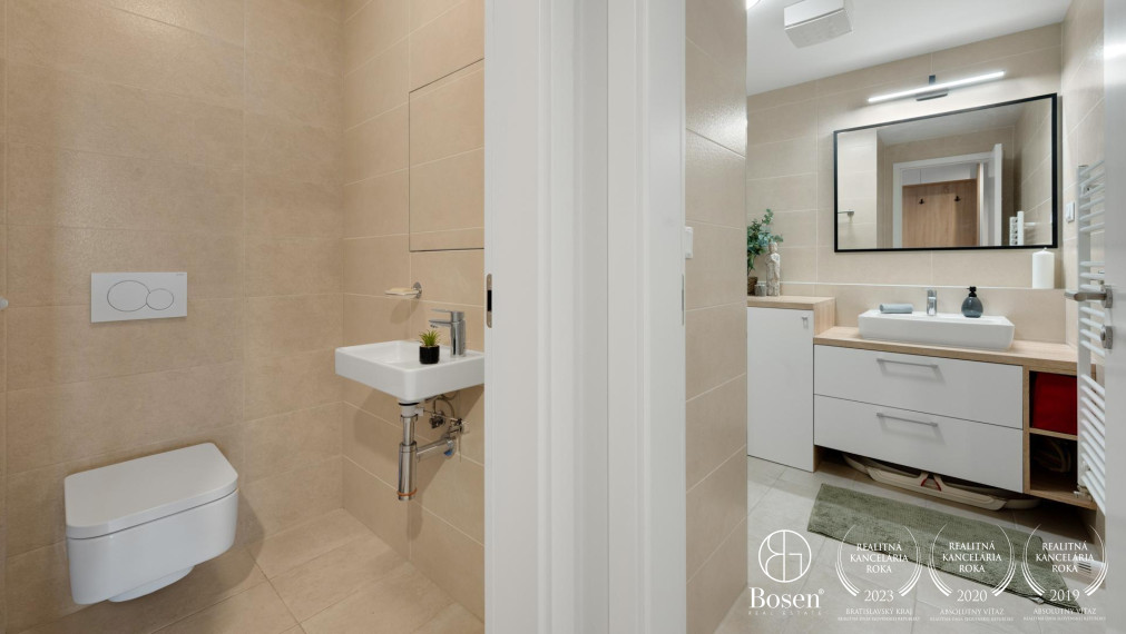 BOSEN I Nadštandardný 3-izbový byt v novostavbe - Jarabinky, 80 m²