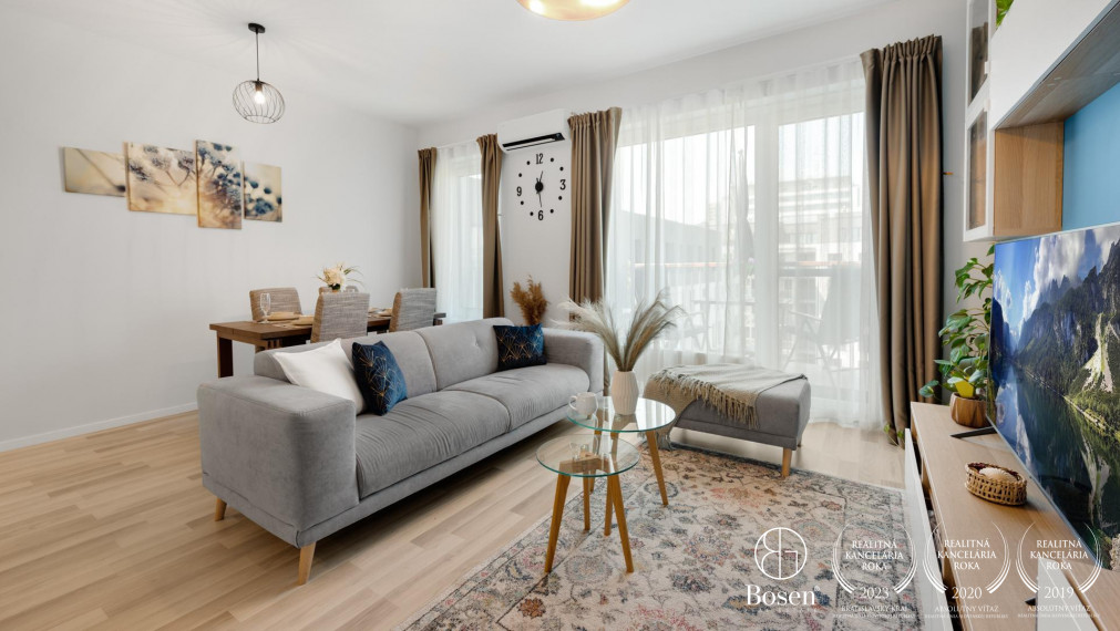 BOSEN I Nadštandardný 3-izbový byt v novostavbe - Jarabinky, 80 m²