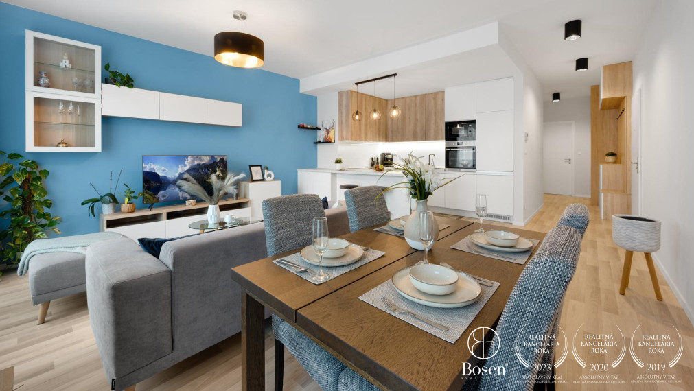 BOSEN I Nadštandardný 3-izbový byt v novostavbe - Jarabinky, 80 m²
