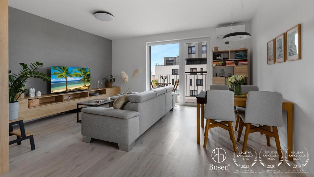 BOSEN I Nadštandardný 3-izbový byt v novostavbe - Slnečnice, 94 m²