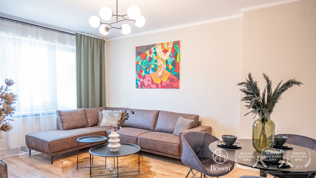 BOSEN | Dizajnový 2 izbový byt v blízkosti Starého Mesta, 53 m2, Záhradnícka