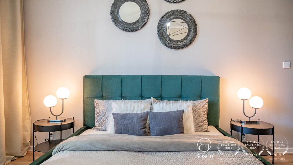 BOSEN | Dizajnový 2 izbový byt v blízkosti Starého Mesta, 53 m2, Záhradnícka