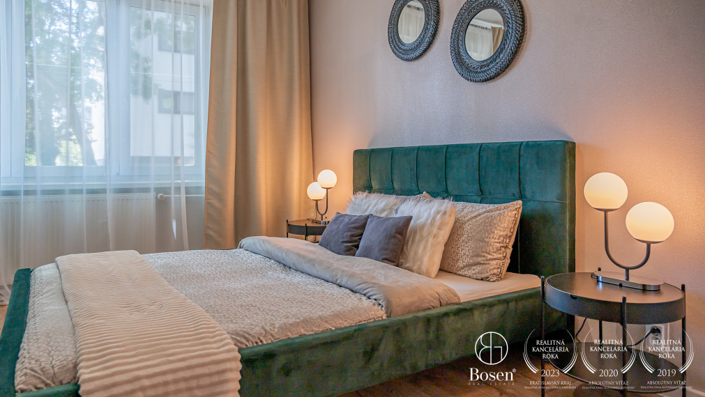 BOSEN | Dizajnový 2 izbový byt v blízkosti Starého Mesta, 53 m2, Záhradnícka