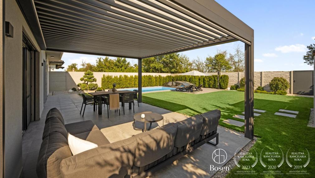 BOSEN | Nadštandardný 5 izb. bungalov s bazénom v tichej lokalite, Rovinka, Jarná