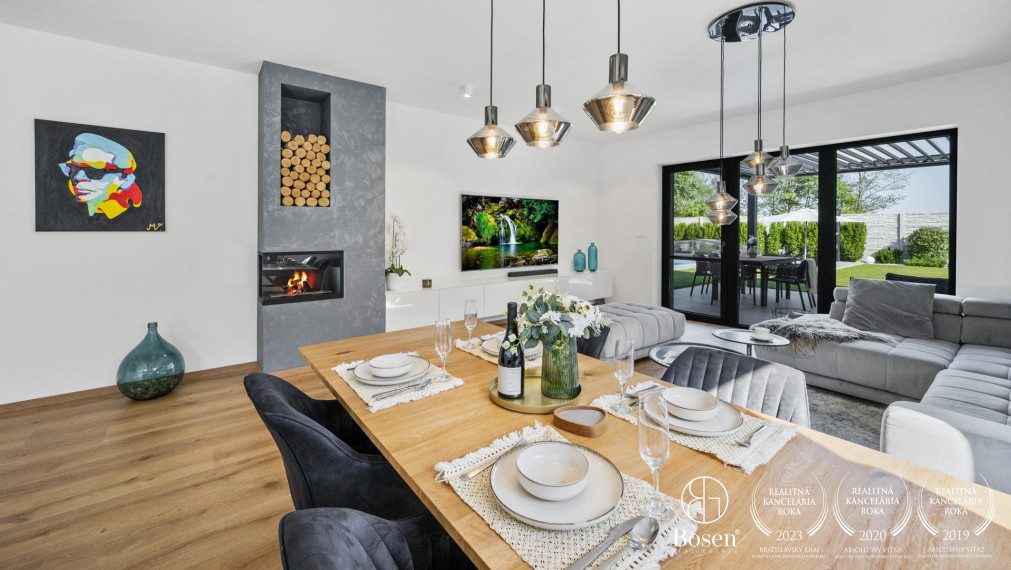 BOSEN | Nadštandardný 5 izb. bungalov s bazénom v tichej lokalite, Rovinka, Jarná