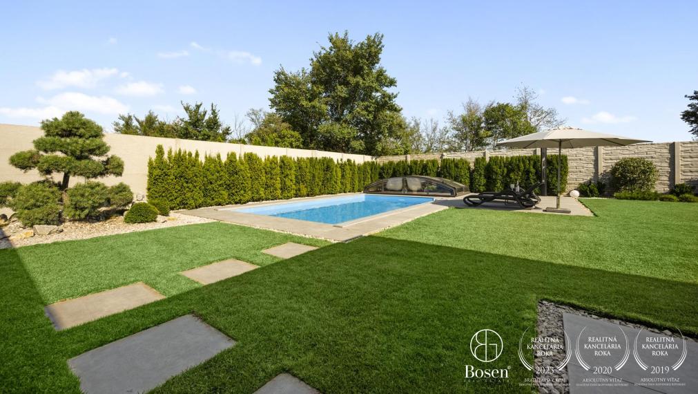BOSEN | Nadštandardný 5 izb. bungalov s bazénom v tichej lokalite, Rovinka, Jarná