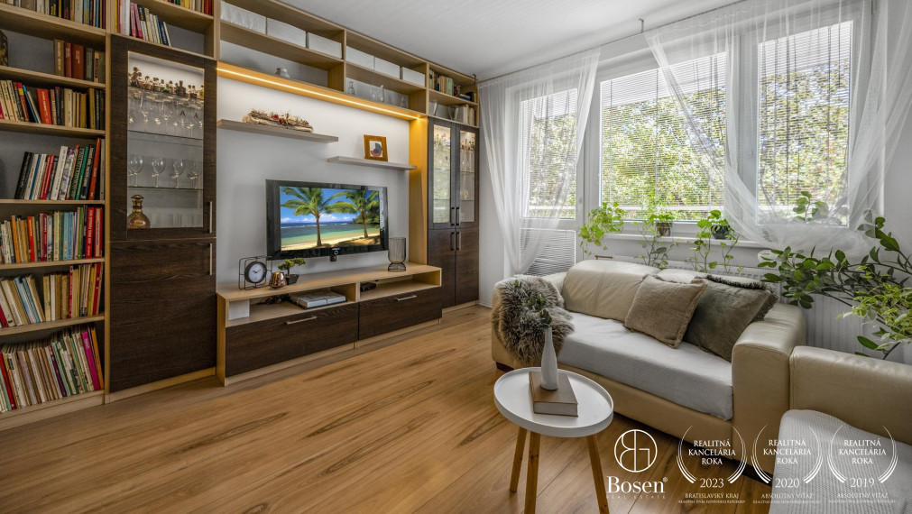 PREDANÉ: BOSEN | Zariadený 3 izb. byt na začiatku Petržalky, Gessayova, 73 m2