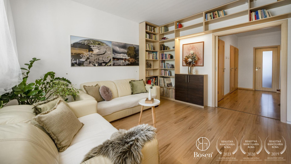 PREDANÉ: BOSEN | Zariadený 3 izb. byt na začiatku Petržalky, Gessayova, 73 m2