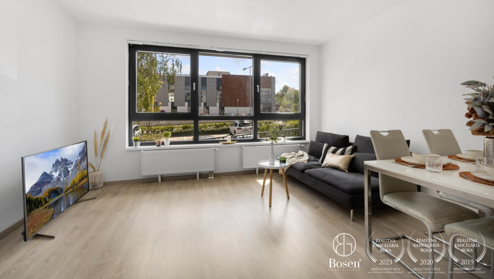 BOSEN | Priestranný 2 izbový byt s terasou v novostavbe TAMMI, Dúbravka, 61 m2