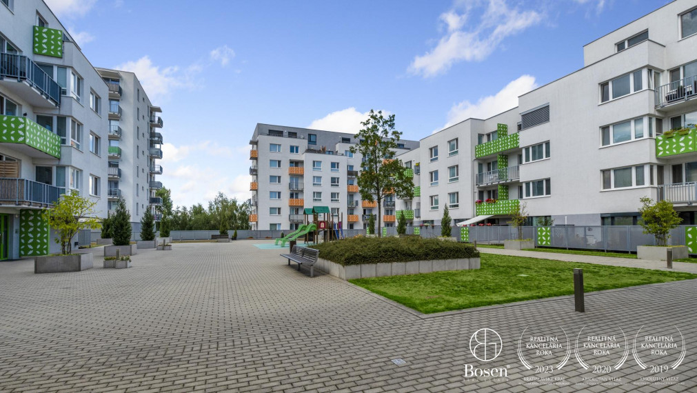 BOSEN | Priestranný 2 izbový byt s terasou v novostavbe TAMMI, Dúbravka, 61 m2