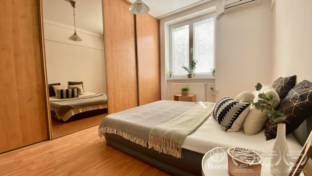 BOSEN | PRENAJATÉ | Prenájom 2 izbový byt s balkónom, Bratislava - m.č. Staré Mesto, ulica Záhrebská