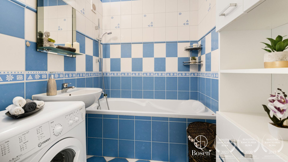 BOSEN | 2 izbový byt s dvomi loggiami, zariadený v Bratislave na Budatínskej ul.