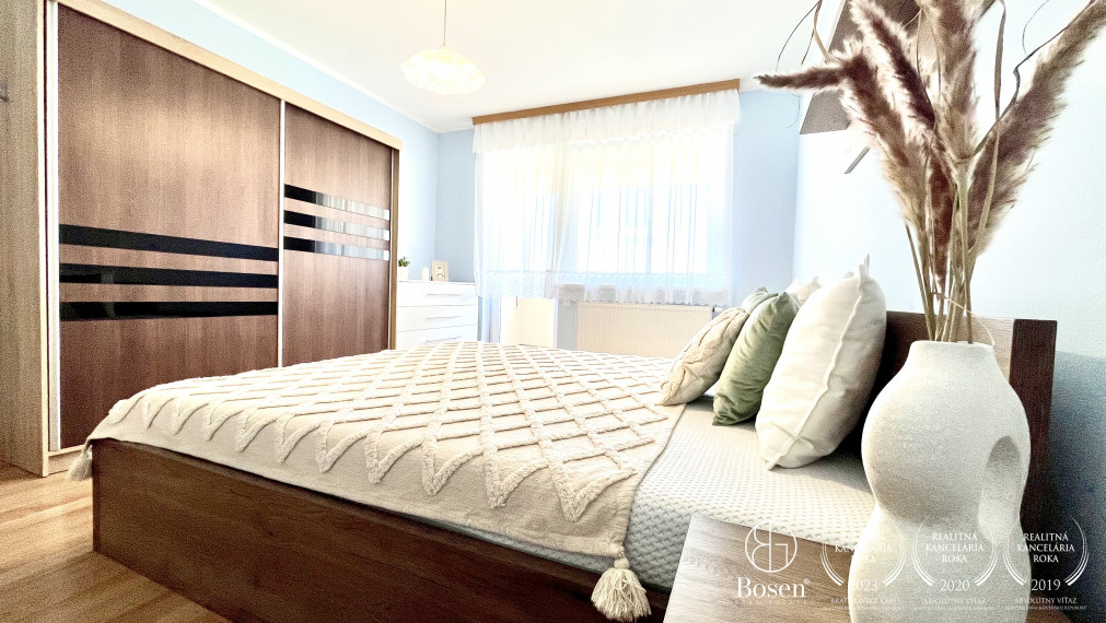 BOSEN | PRENAJATÉ veľkometrážny 3 izbový byt s 2 balkónmi, ulica Slnečná, Malinovo