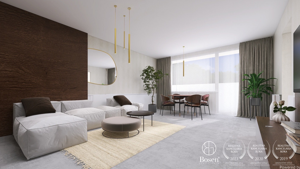 BOSEN | Slnečný 2 izbový byt na začiatku Petržalky, Mánesovo námestie, 54 m2