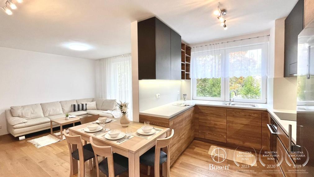 BOSEN | Prenájom slnečný 3 izbový byt s  balkónom, ulica Na Križovatkách, Bratislava