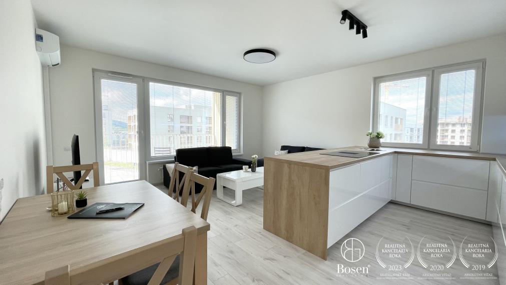 BOSEN | PRENAJATÉ: Zariadený 3 izb. byt v novostavbe Bory Bývanie 2, 83 m2