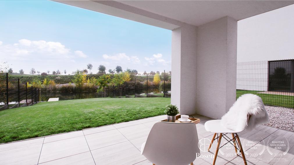 BOSEN | 2 izbový byt so záhradou na prenájom, Hrubá Borša