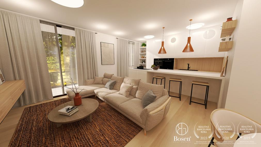 BOSEN | Strešný 4 izbový byt s vysokými stropmi, 112 m2, Tomášov