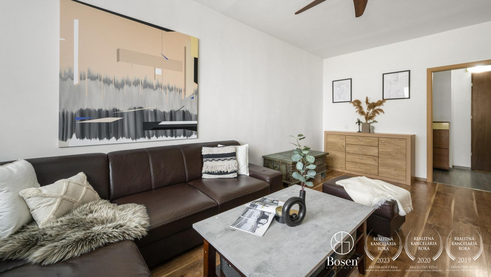 PREDANÉ BOSEN | 3 izbový slnečný klimatizovaný byt v tichej lokalite Bratislava - Podunajské Biskupice