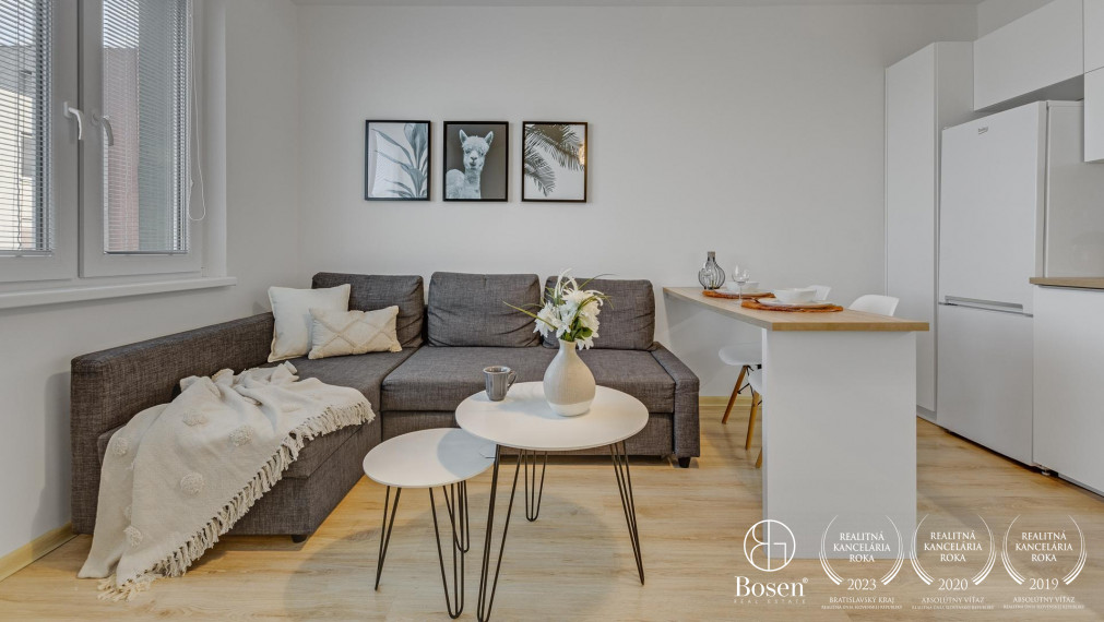 BOSEN | Moderný kompletne zariadený 2.izb.byt, Rovnianková, 37 m2