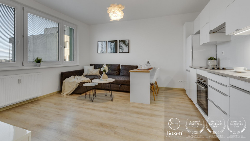 BOSEN | Moderný kompletne zariadený 2.izb.byt, Rovnianková, 37 m2