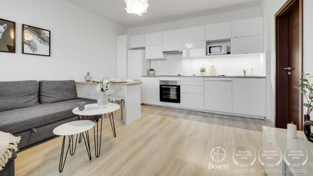 BOSEN | Moderný kompletne zariadený 2.izb.byt, Rovnianková, 37 m2