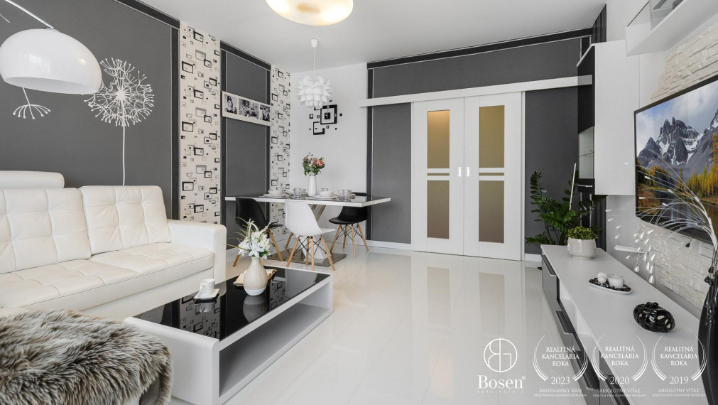 PREDANÉ: BOSEN | Zariadený 3 izb. byt s dvomi loggiami, Petržalka, 87 m2