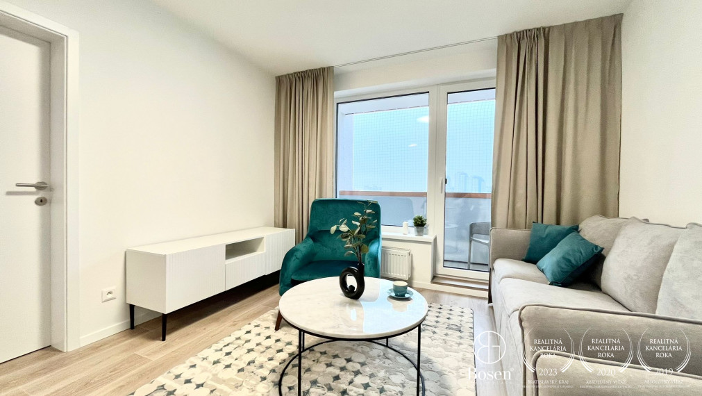 BOSEN | moderný 2 izbový byt v novostavbe na ulici Košická, Bratislava - Ružinov