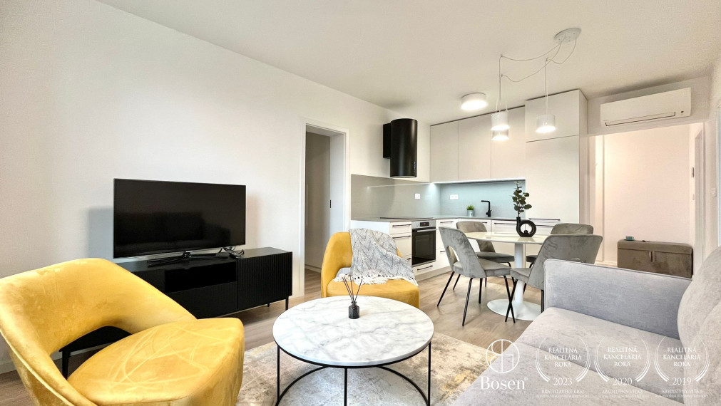 BOSEN | PRENAJATÉ Moderný 2 izbový byt v novostavbe na ulici Košická, Bratislava - Ružinov