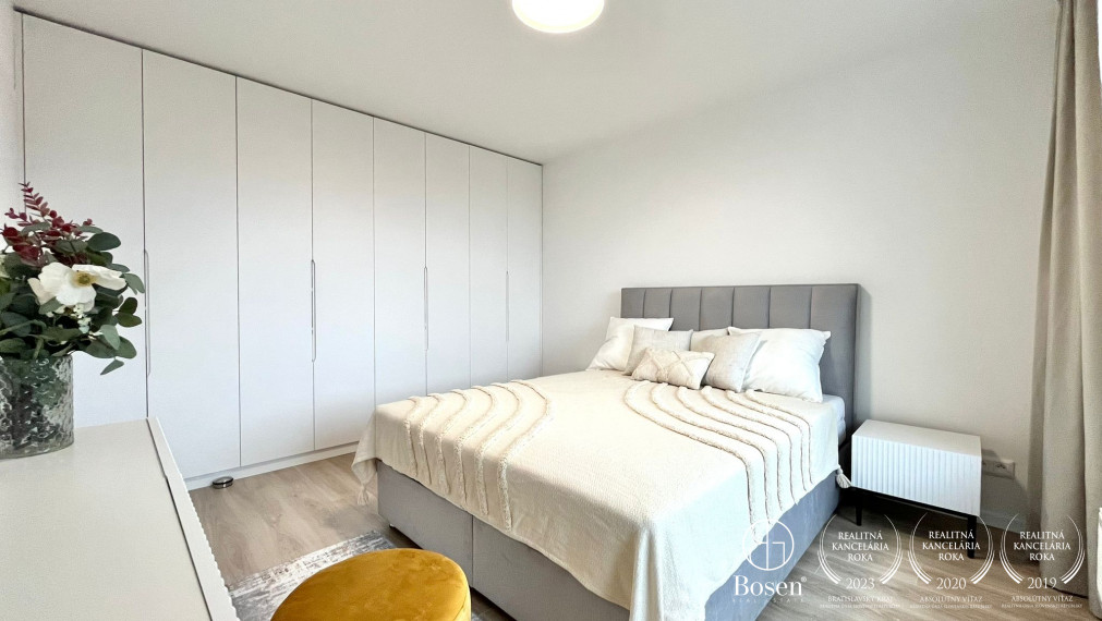 BOSEN | PRENAJATÉ Moderný 2 izbový byt v novostavbe na ulici Košická, Bratislava - Ružinov