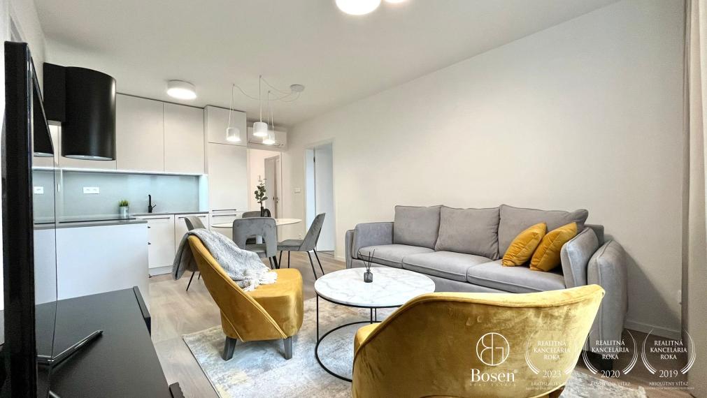 BOSEN | PRENAJATÉ Moderný 2 izbový byt v novostavbe na ulici Košická, Bratislava - Ružinov