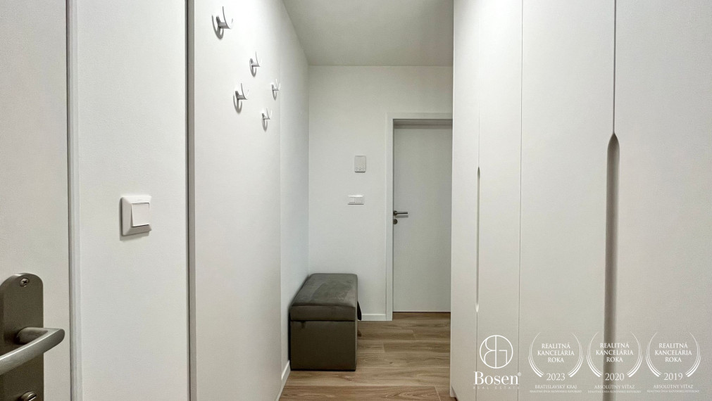 BOSEN | PRENAJATÉ Moderný 2 izbový byt v novostavbe na ulici Košická, Bratislava - Ružinov