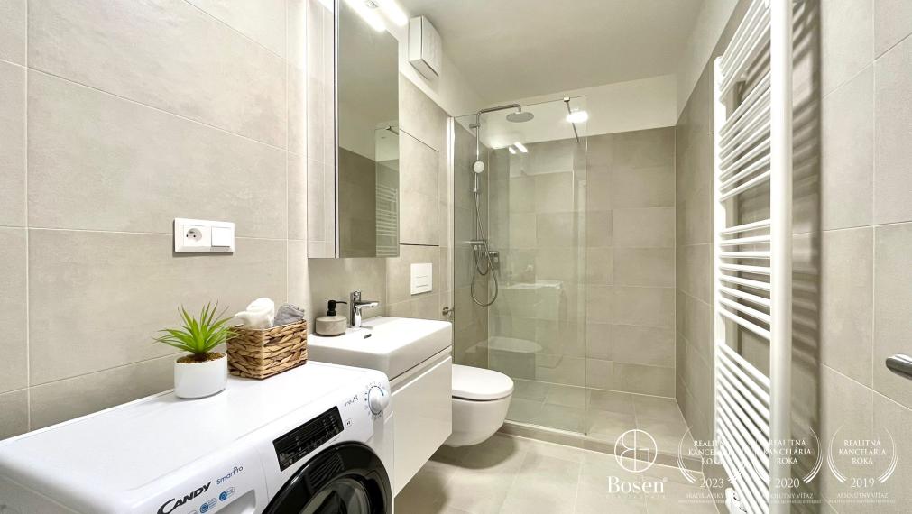 BOSEN | PRENAJATÉ Moderný 2 izbový byt v novostavbe na ulici Košická, Bratislava - Ružinov