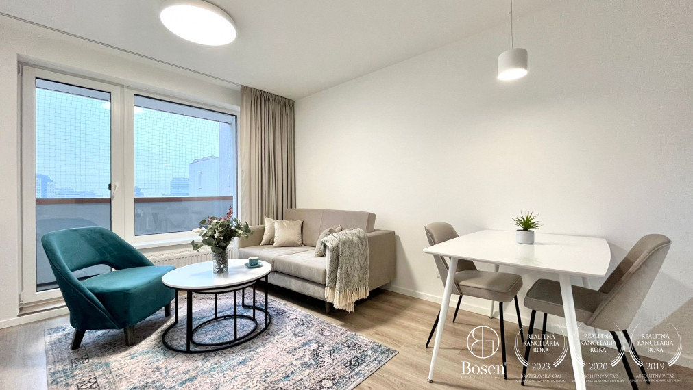 BOSEN | klimatizovaný 1 izbový byt v novostavbe na ulici Košická, Bratislava - Ružinov