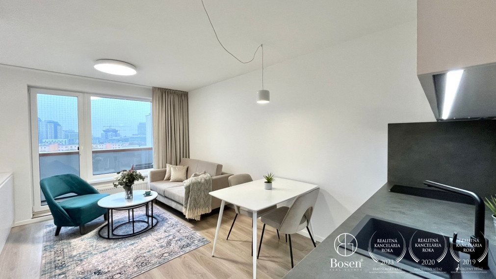 BOSEN | klimatizovaný 1 izbový byt v novostavbe na ulici Košická, Bratislava - Ružinov