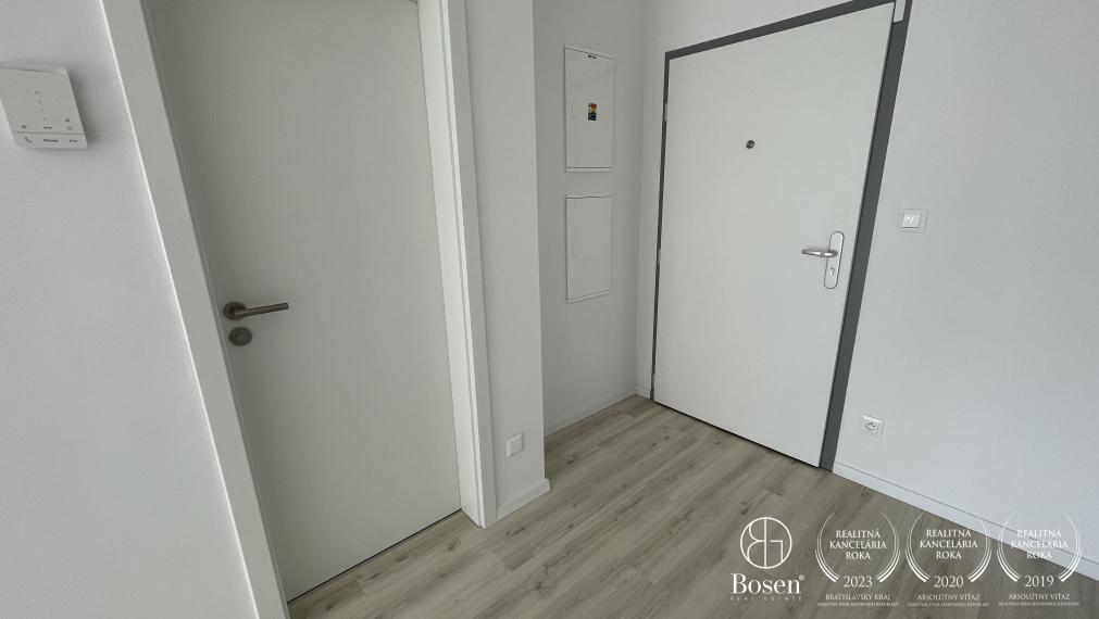 BOSEN | Priestranný 1.izb.byt v novom projekte NUPPU, balkón, kobka, Ružinov, 45 m2