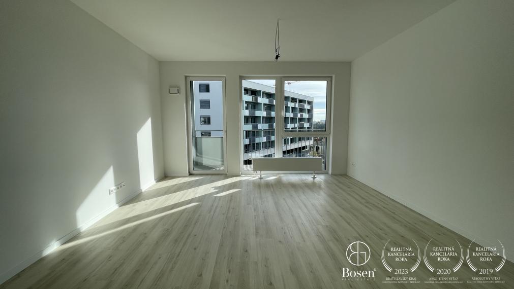 BOSEN | Priestranný 1.izb.byt v novom projekte NUPPU, balkón, kobka, Ružinov, 45 m2