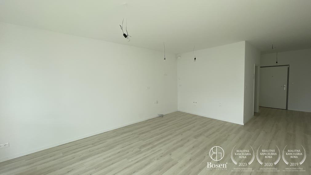 BOSEN | Priestranný 1.izb.byt v novom projekte NUPPU, balkón, kobka, Ružinov, 45 m2