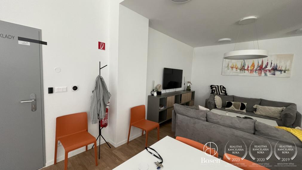 BOSEN | Priestranný 1.izb.byt v novom projekte NUPPU, balkón, kobka, Ružinov, 45 m2