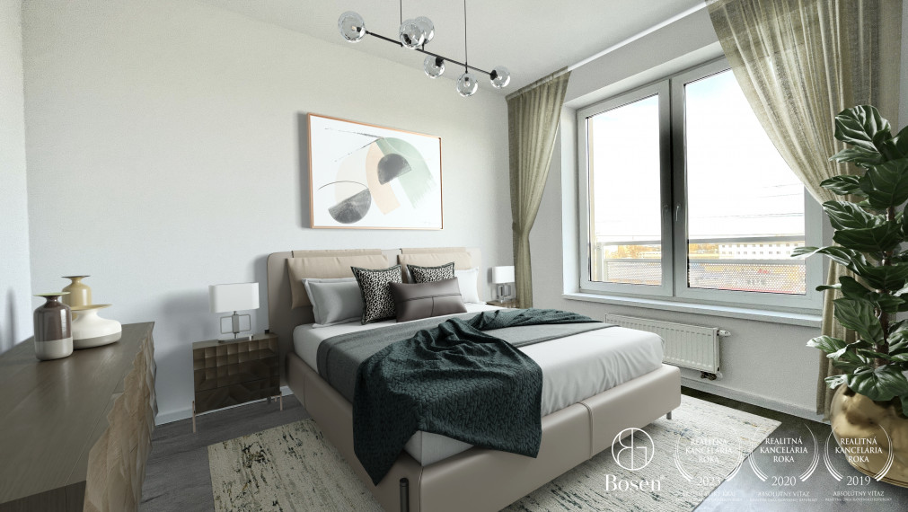 BOSEN | Praktický 2.izb.byt s balkónom a kobkou v projekte Galvaniho Dvory, Ružinov, 50m2