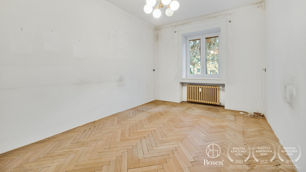 BOSEN | 3 izb. byt s veľkým potenciálom, vo výbornej lokalite, ulica Riazanská, Bratislava, 71 m2