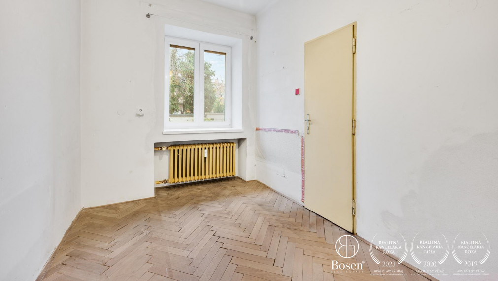 BOSEN | 3 izb. byt s veľkým potenciálom, vo výbornej lokalite, ulica Riazanská, Bratislava, 71 m2